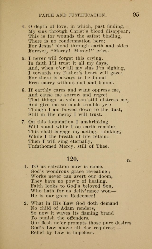 Hymnal for Evangelical Lutheran Missions page 95