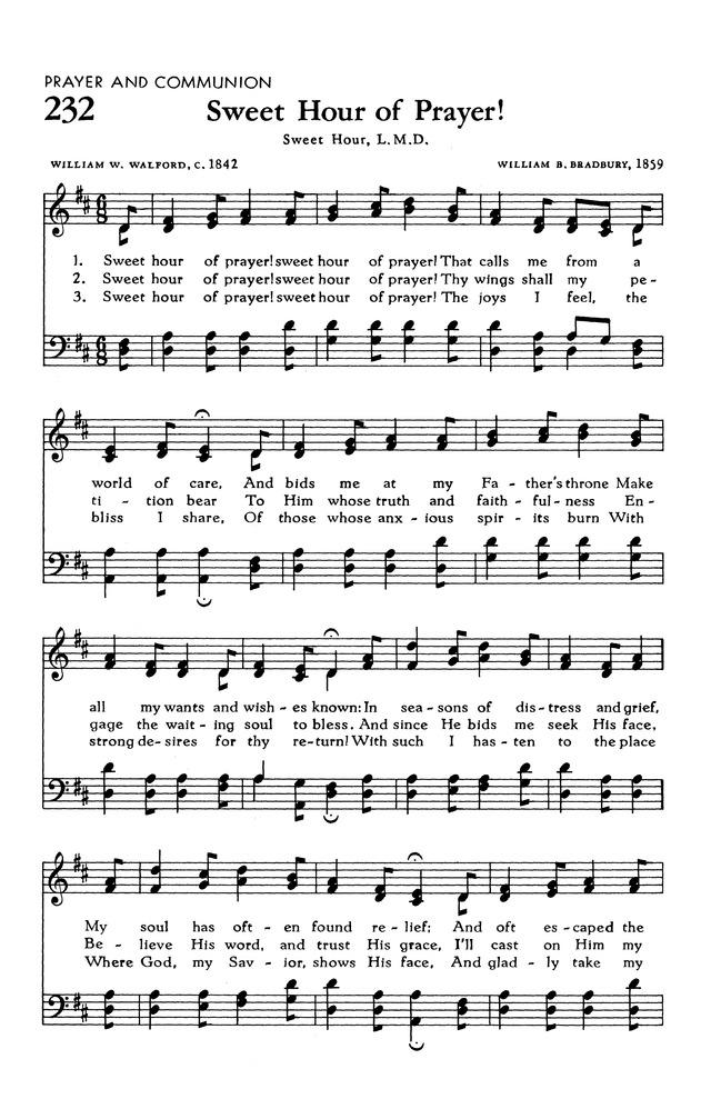 The Hymnal of The Evangelical United Brethren Church page 224