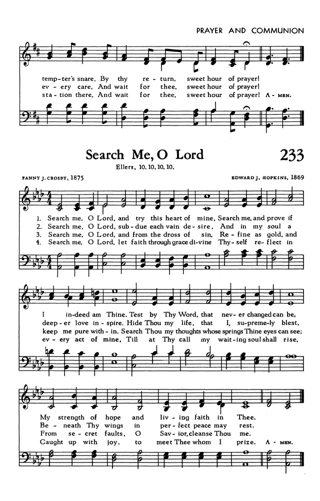 The Hymnal of The Evangelical United Brethren Church page 225