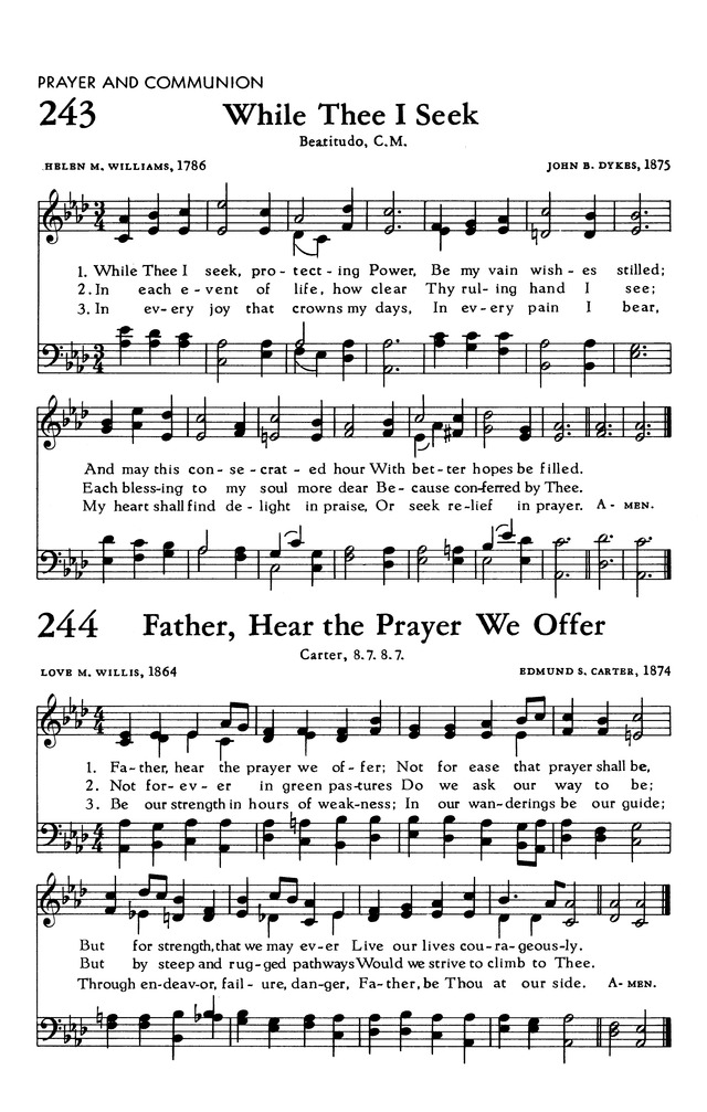 The Hymnal of The Evangelical United Brethren Church page 234