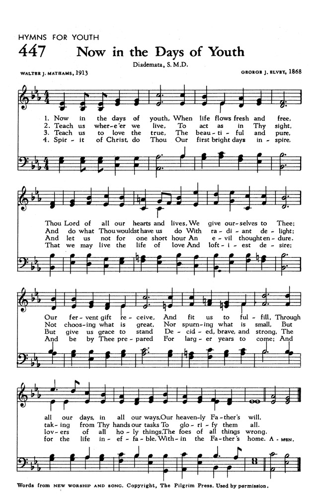 The Hymnal of The Evangelical United Brethren Church page 404