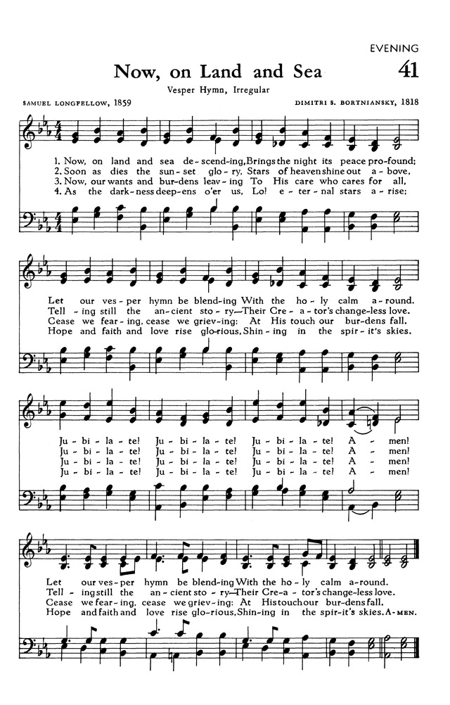 The Hymnal of The Evangelical United Brethren Church page 57
