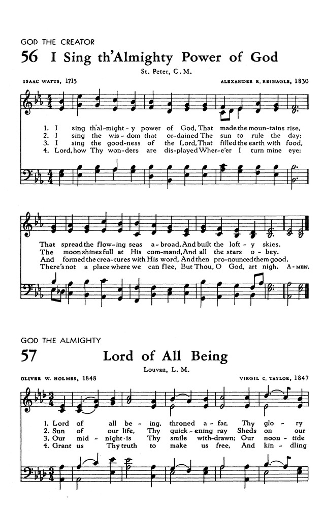 The Hymnal of The Evangelical United Brethren Church page 70