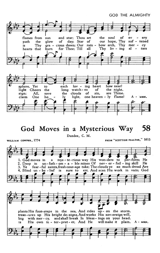 The Hymnal of The Evangelical United Brethren Church page 71