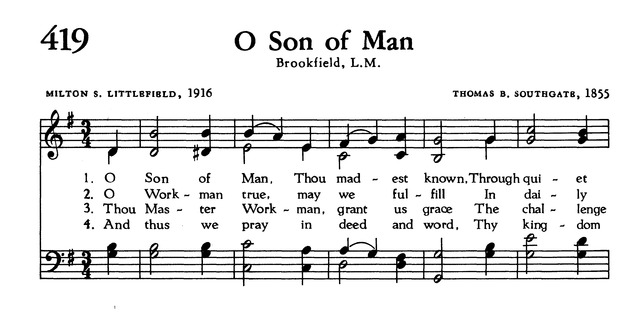 The Hymnal of The Evangelical United Brethren Church page Z419