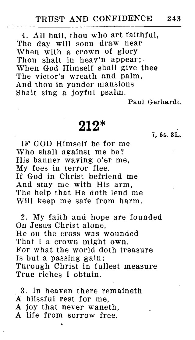 Hymnal for Church and Home (2nd ed.) page 243