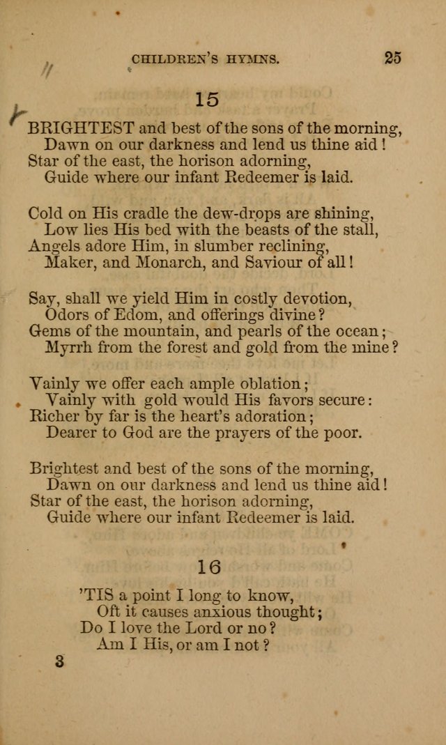 Hymns for First-Day Schools page 25