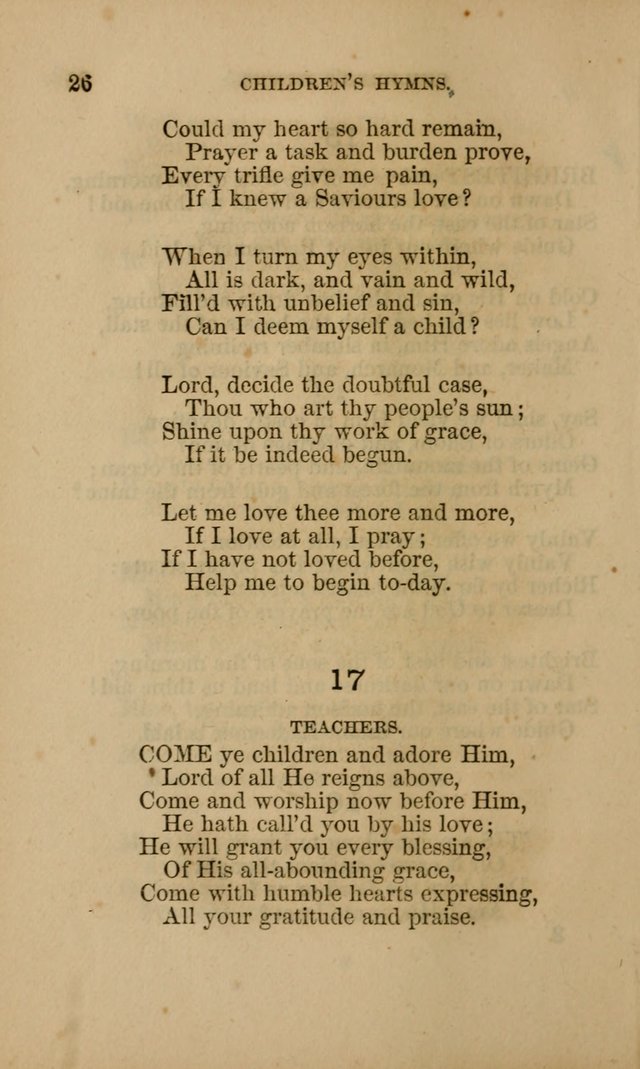 Hymns for First-Day Schools page 26
