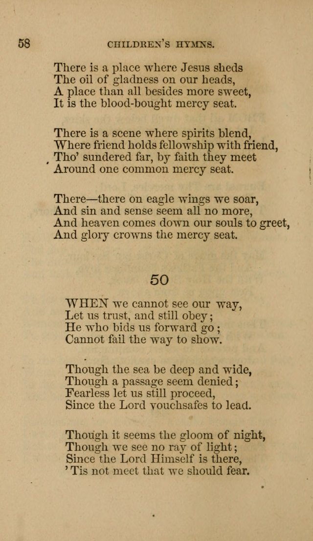 Hymns for First-Day Schools page 58