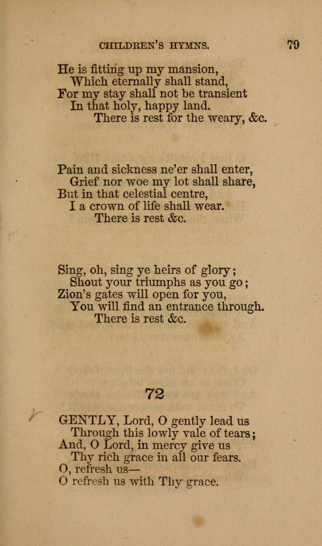 Hymns for First-Day Schools page 79