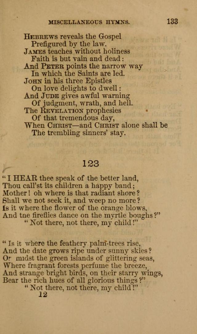 Hymns for First-Day Schools (Rev. and Enl.) page 133