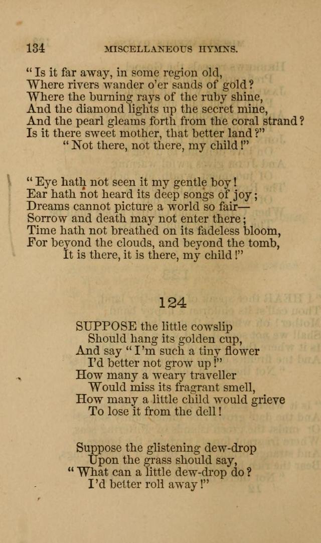 Hymns for First-Day Schools (Rev. and Enl.) page 134