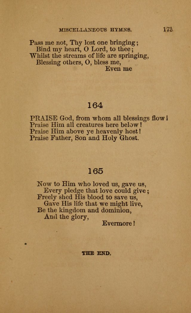 Hymns for First-Day Schools (Rev. and Enl.) page 175