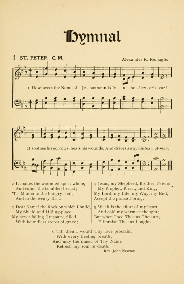 Hymnal of the First General Missionary Convention of the Methodist Episcopal Church, Cleveland, Ohio, October 21 to 24, 1902. page 6