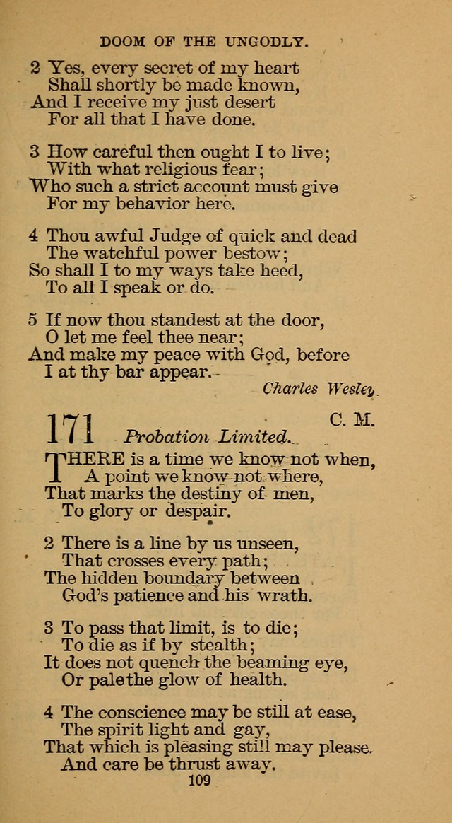 The Hymn Book of the Free Methodist Church page 111