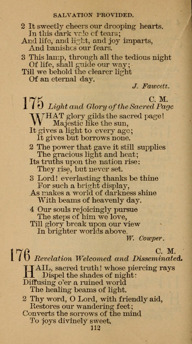 The Hymn Book of the Free Methodist Church page 114