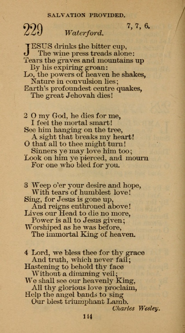 The Hymn Book of the Free Methodist Church page 146