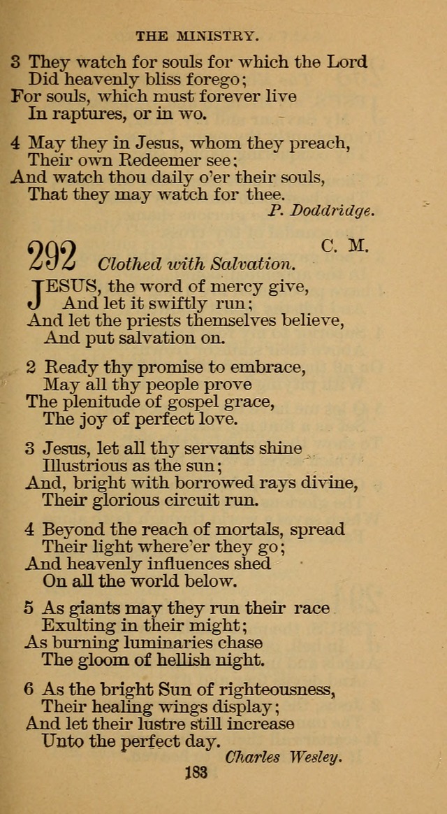 The Hymn Book of the Free Methodist Church page 185