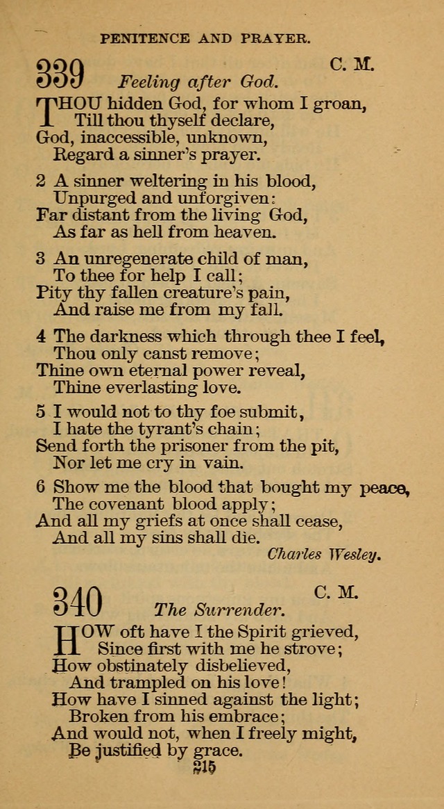 The Hymn Book of the Free Methodist Church page 217