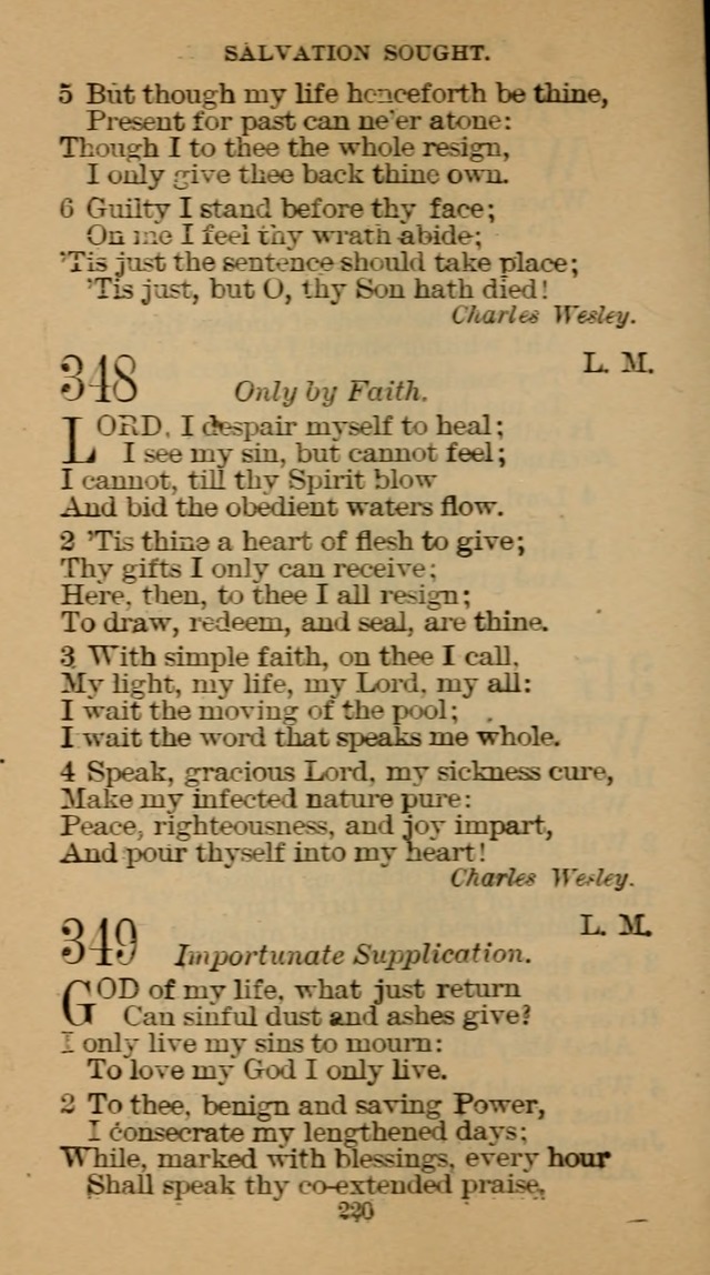 The Hymn Book of the Free Methodist Church page 222