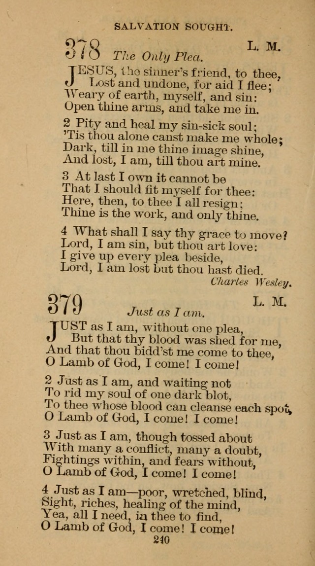The Hymn Book of the Free Methodist Church page 242