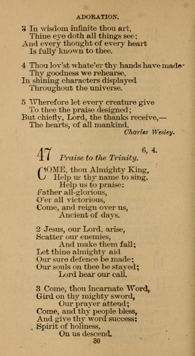 The Hymn Book of the Free Methodist Church page 30