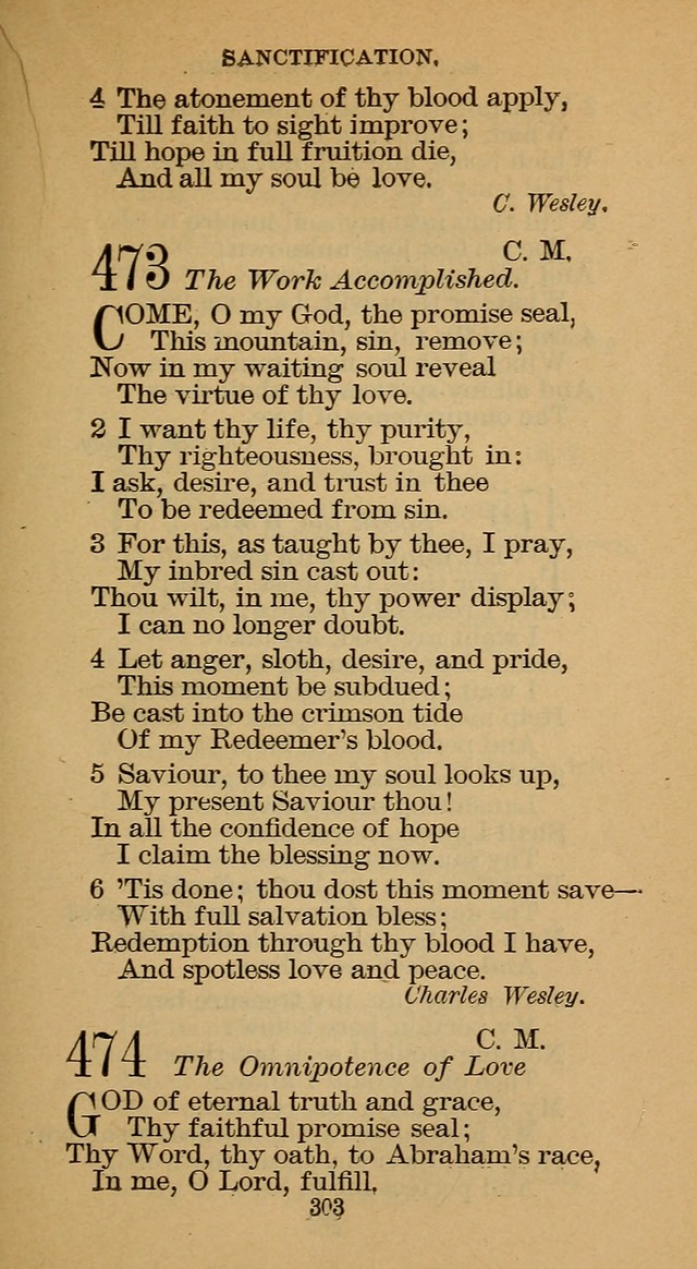 The Hymn Book of the Free Methodist Church page 305