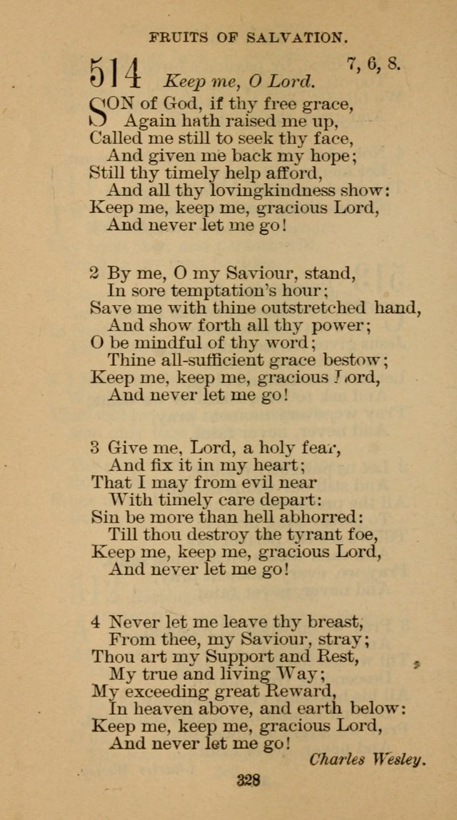 The Hymn Book of the Free Methodist Church page 330