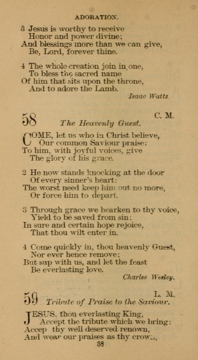 The Hymn Book of the Free Methodist Church page 38