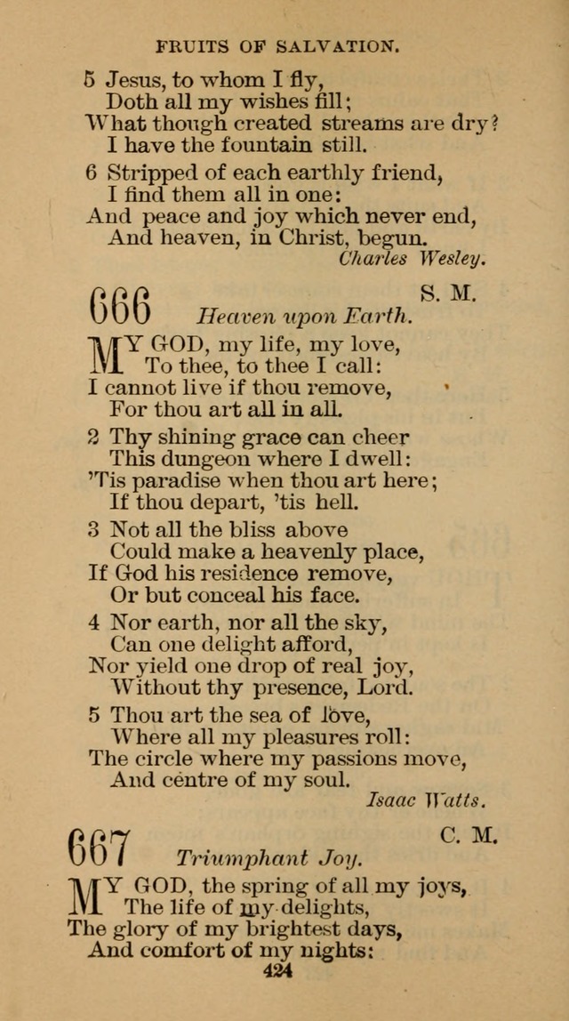 The Hymn Book of the Free Methodist Church page 426