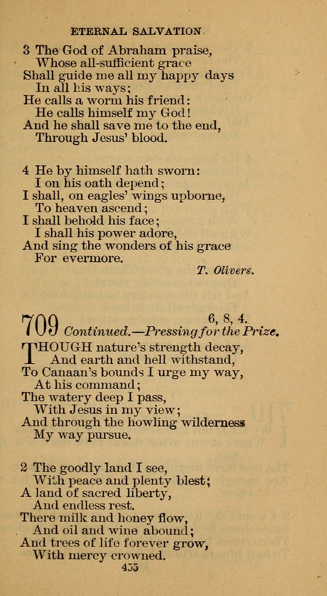 The Hymn Book of the Free Methodist Church page 457
