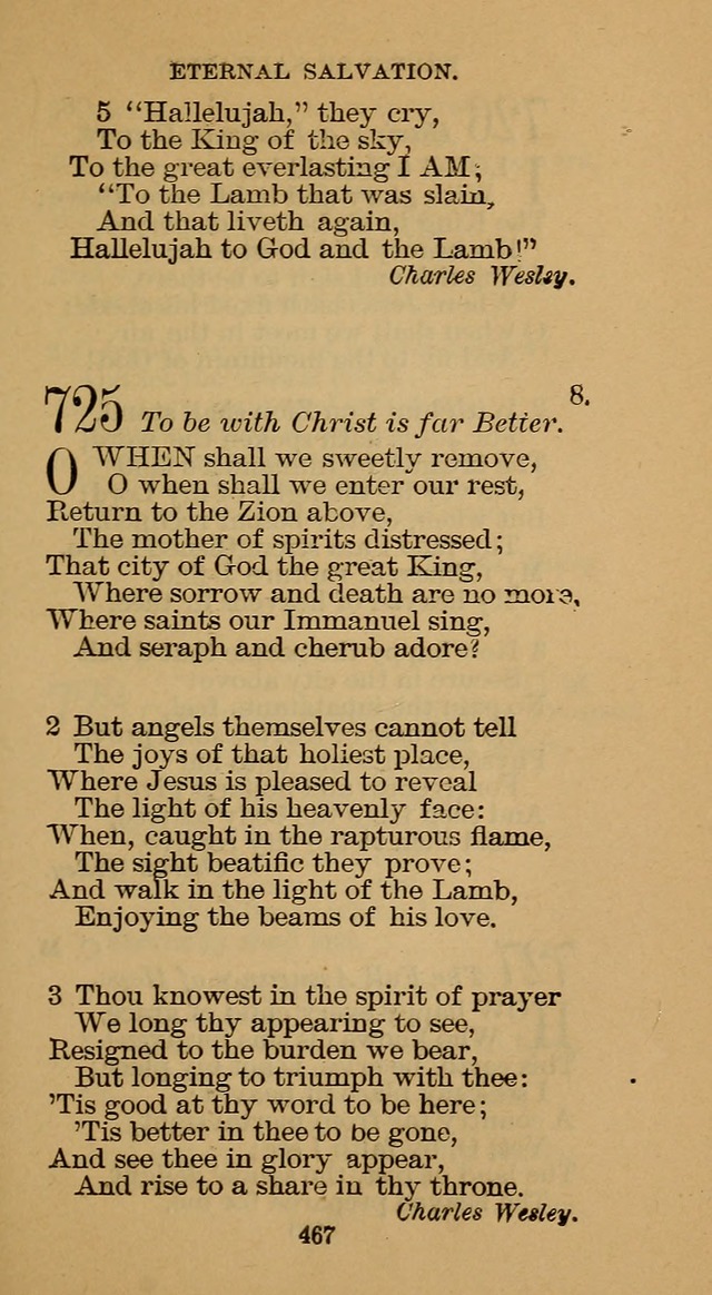 The Hymn Book of the Free Methodist Church page 469