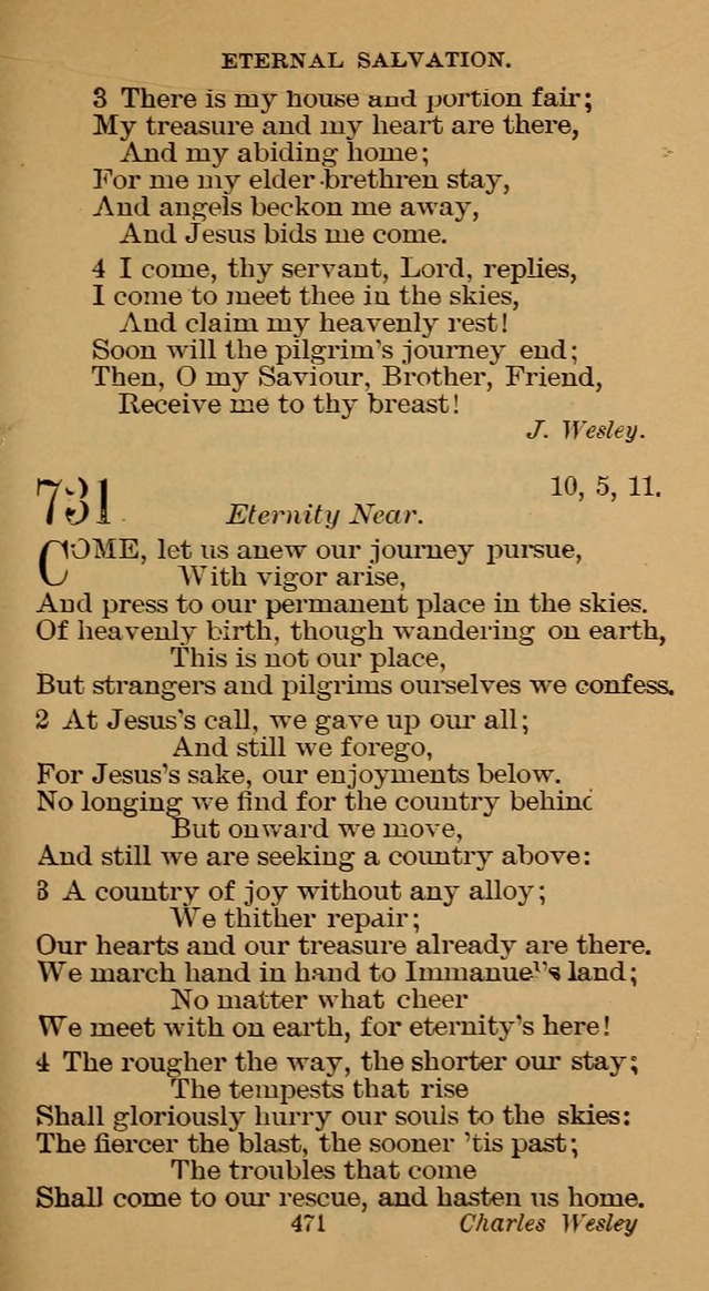 The Hymn Book of the Free Methodist Church page 473