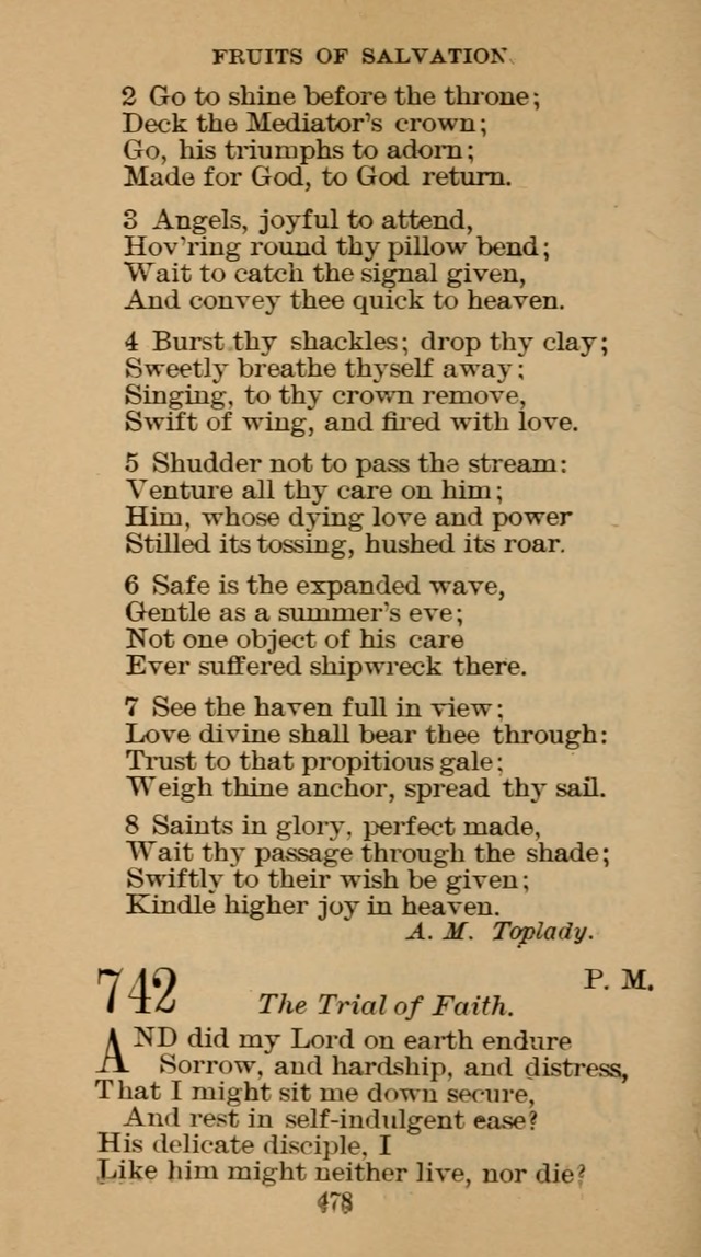 The Hymn Book of the Free Methodist Church page 480