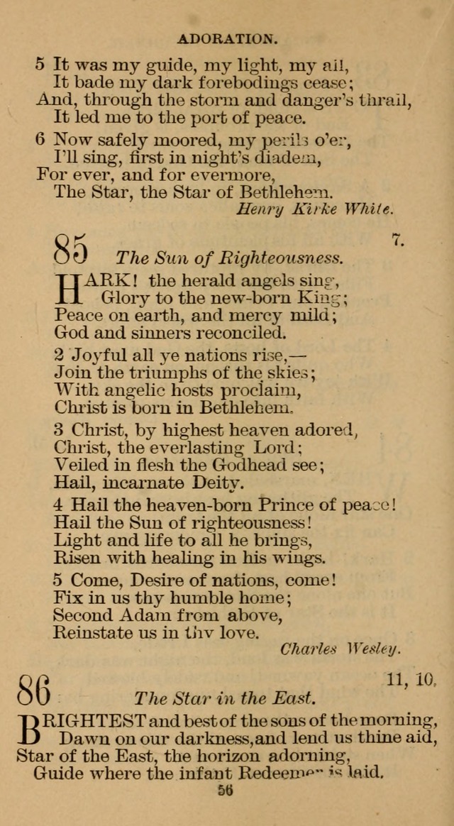 The Hymn Book of the Free Methodist Church page 56