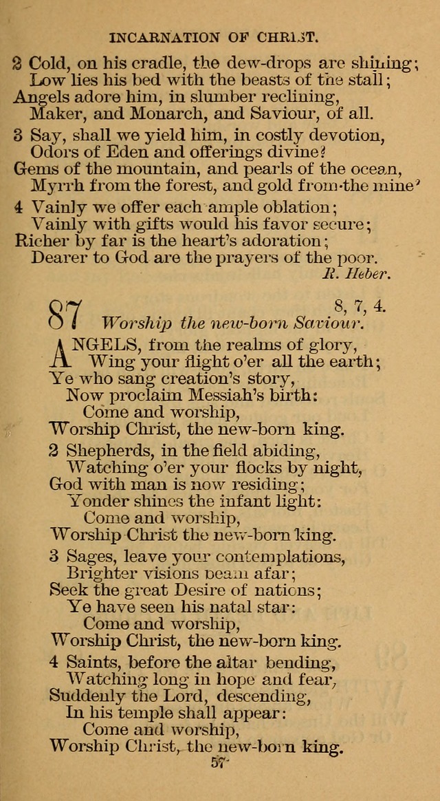 The Hymn Book of the Free Methodist Church page 57