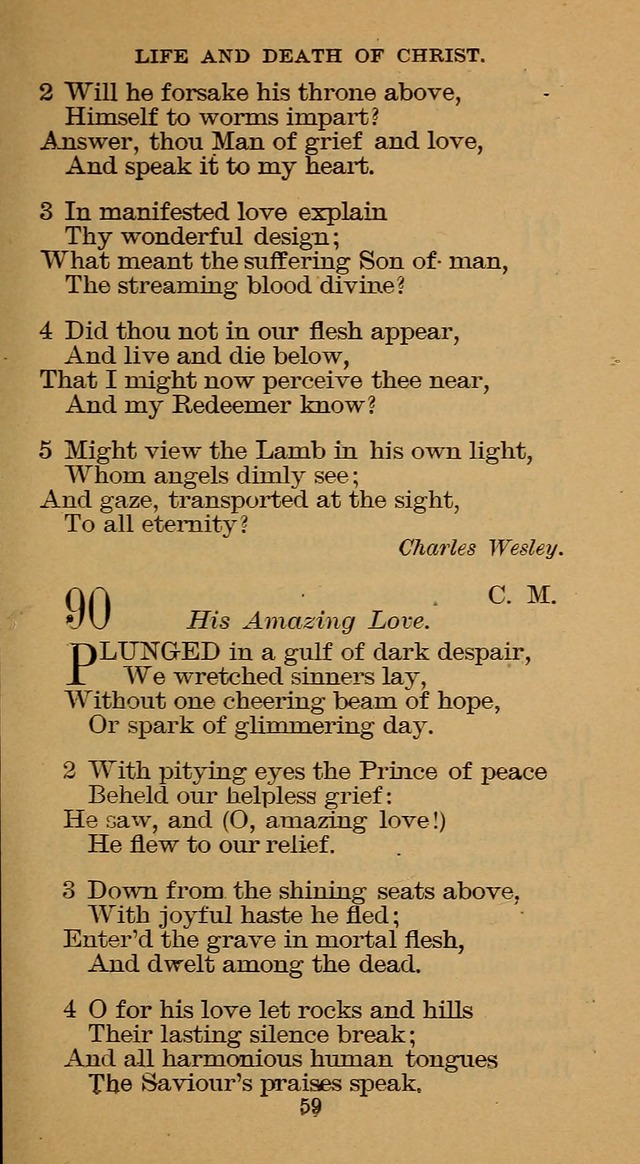 The Hymn Book of the Free Methodist Church page 59