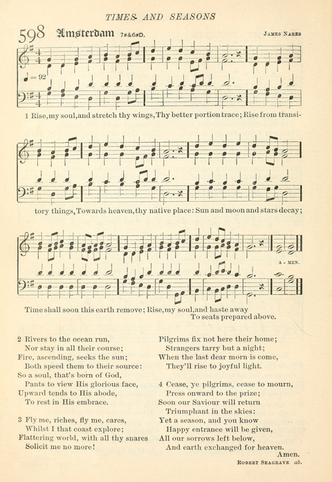 Hymns of the Faith: with psalms for the use of congragations page 589