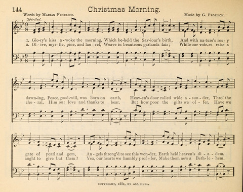 Happy Greetings: a Collection of Choice Original Hymns and Tunes page 144