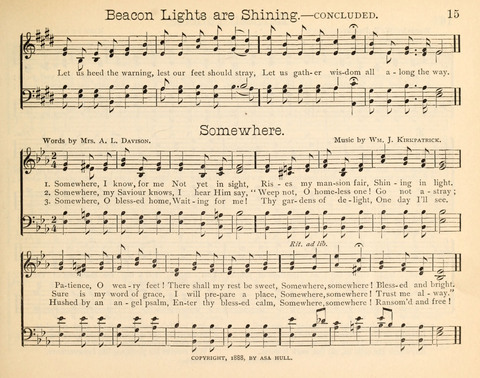 Happy Greetings: a Collection of Choice Original Hymns and Tunes page 15