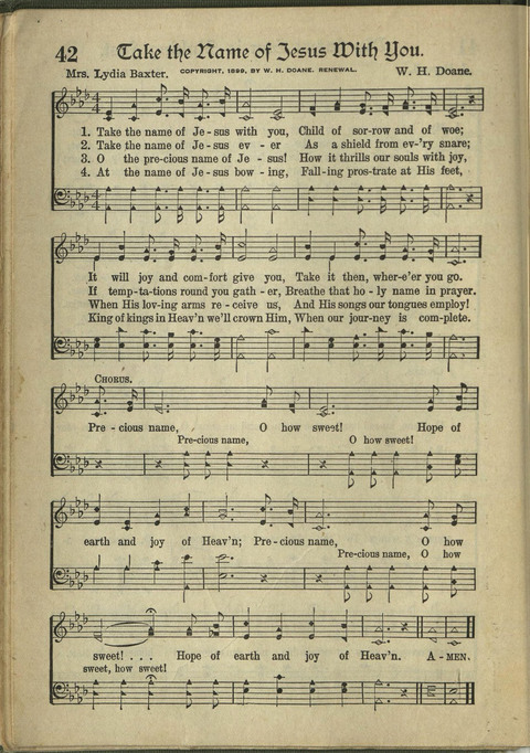 Harvest Hymns: Singable Gospel Songs page 42