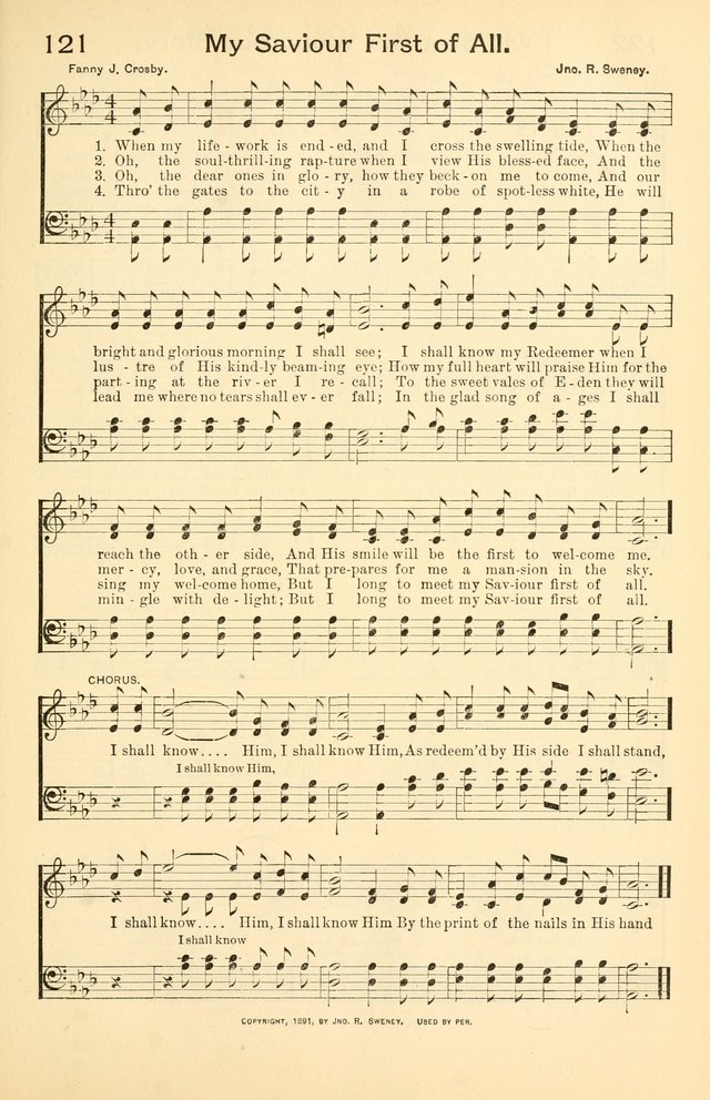 Hallowed Hymns, New and Old page 122