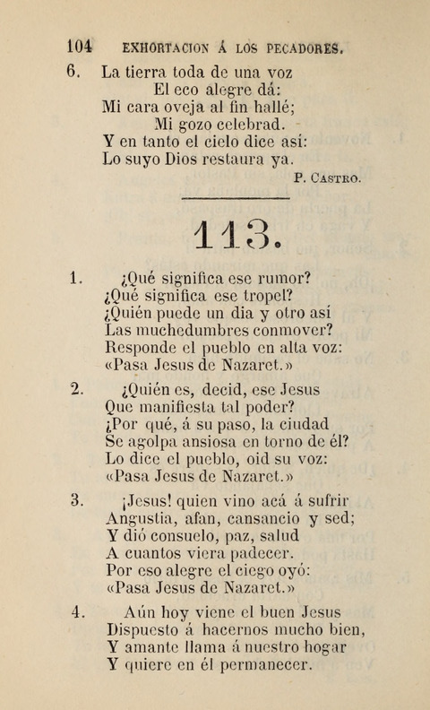 Himnario para uso de la Iglesia Cristiana Española page 106