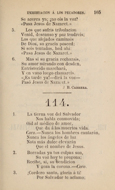 Himnario para uso de la Iglesia Cristiana Española page 107