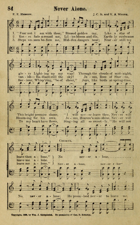 Hosannas to the King: A collection of Gospel Hymns suited to Church, Sunday School and Evangelistic Services page 86