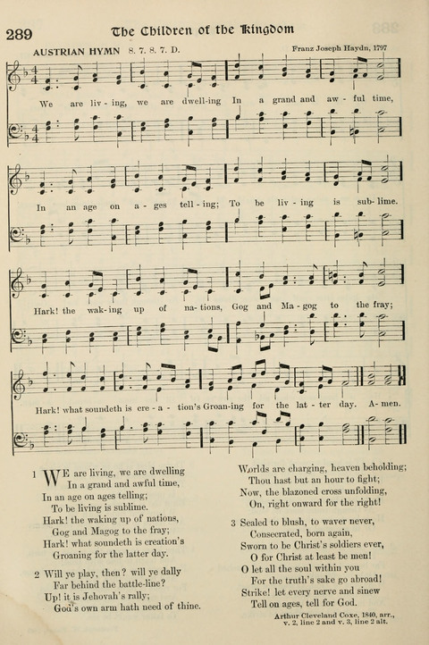 Hymns of the Kingdom of God: with Tunes page 290