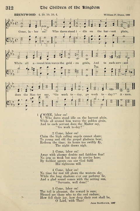 Hymns of the Kingdom of God: with Tunes page 314