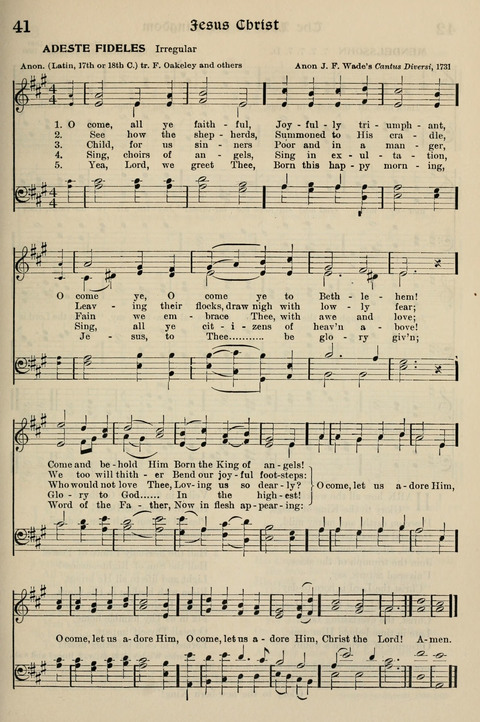 Hymns of the Kingdom of God: with Tunes page 41