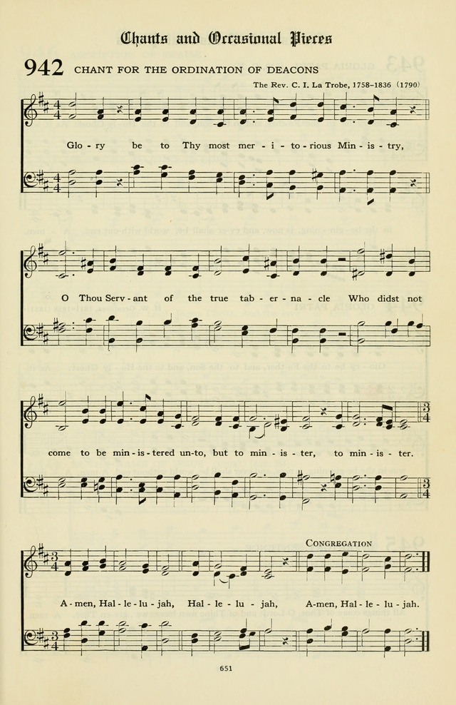 Hymnal and Liturgies of the Moravian Church page 825