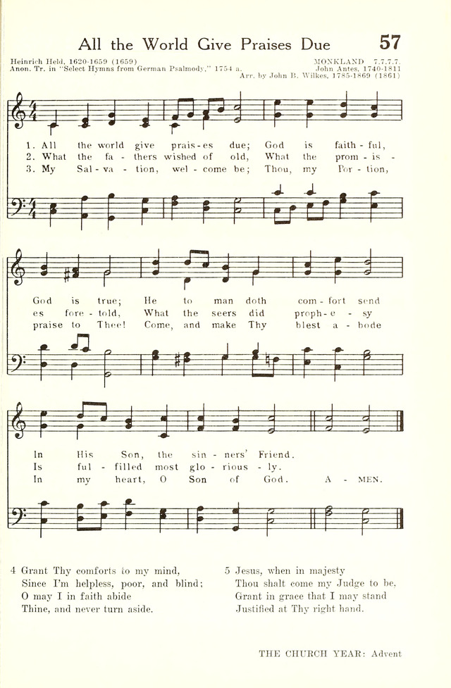 Hymnal and Liturgies of the Moravian Church page 256